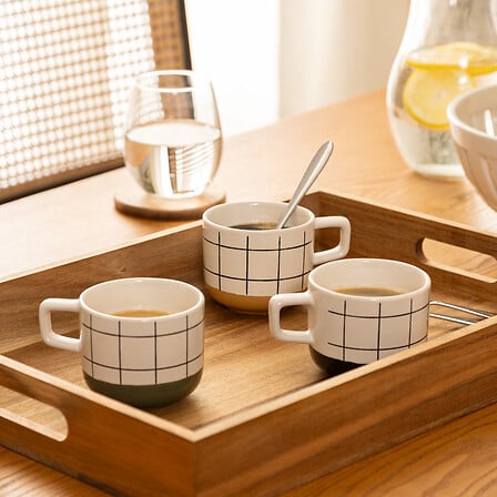 Set of coffee cups (6 pieces)