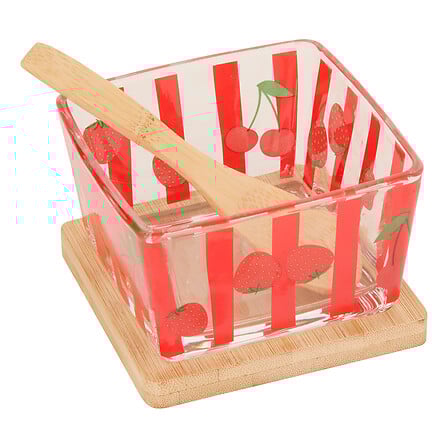 Serving board with plate