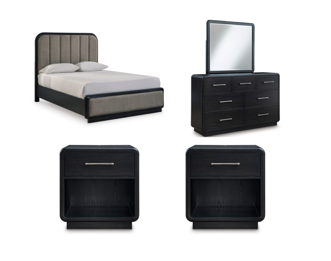 Rowanbeck queen-sized bedroom furniture set