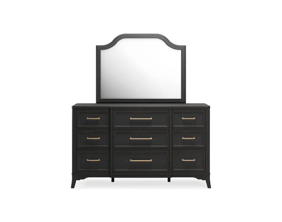 Welltern 9 Drawer Dresser and Mirror