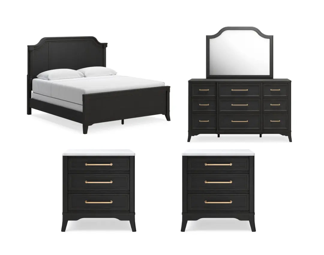 Welltern king-sized bedroom furniture set