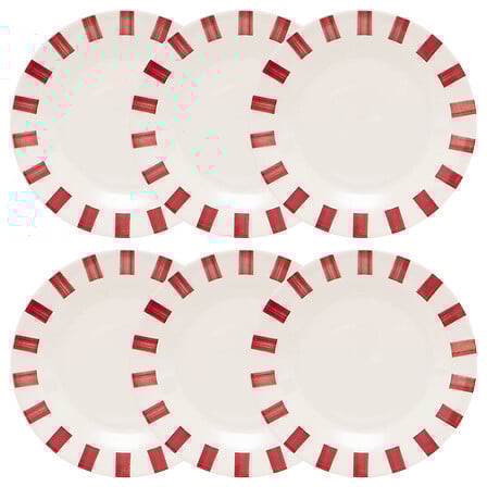 Porcelain plate set Cheri (6 pcs)