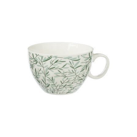 Floral Green matching mug