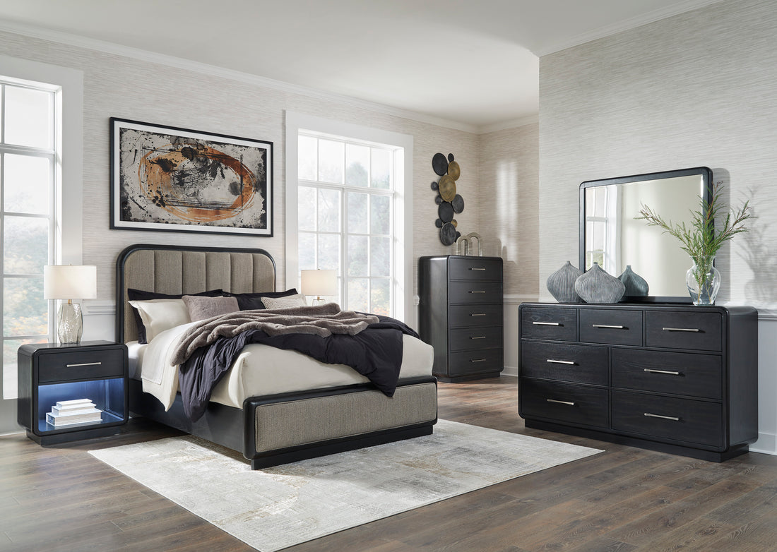 Rowanbeck queen-sized bedroom furniture set