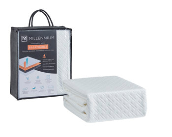 Advanced waterproof mattress protector set (137x190x40)