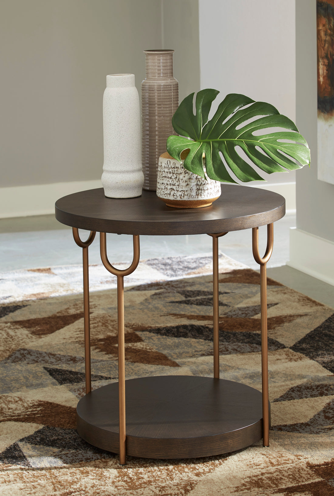 Brazburn Round End Table