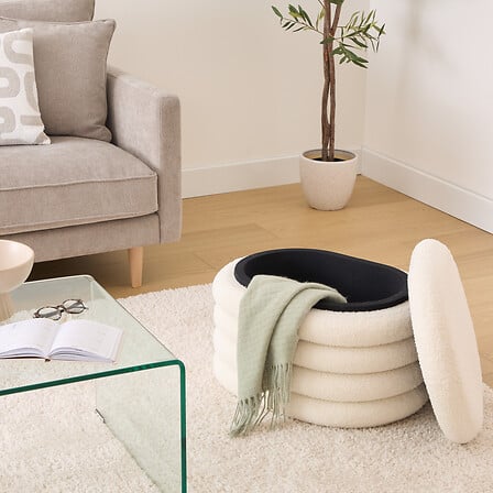 GIULIA storage ottoman