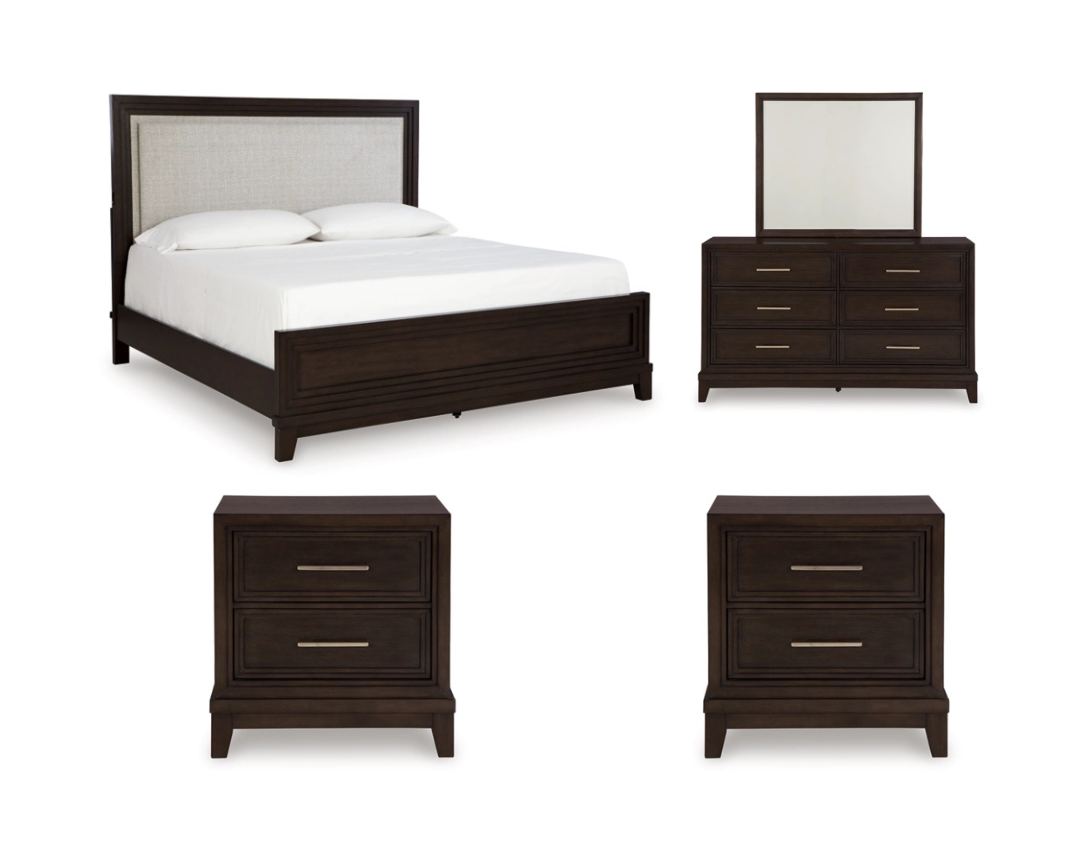 Neymorton queen-sized bedroom furniture set