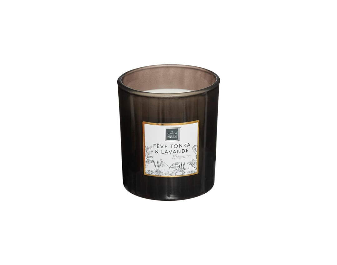 Scented candle Tonka bean and lavender