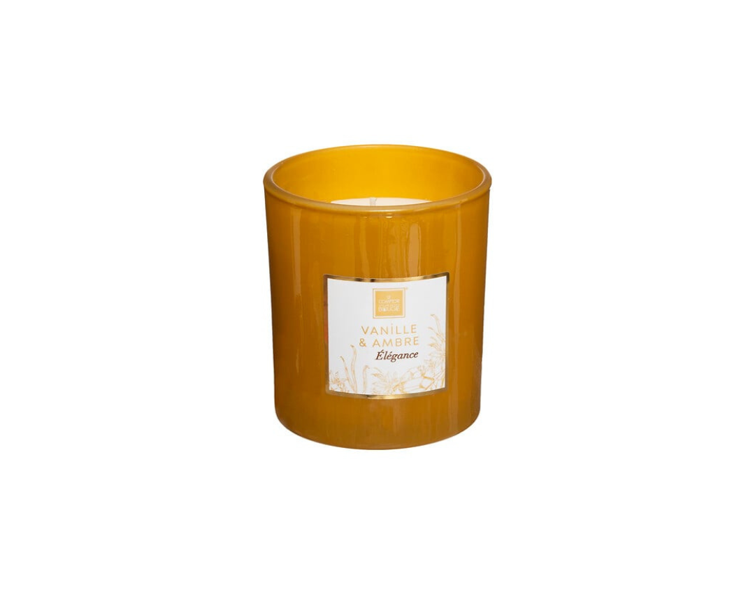 Scented candle Vanilla and amber