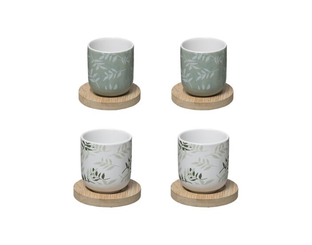 Set of coffee cups (4 pieces)