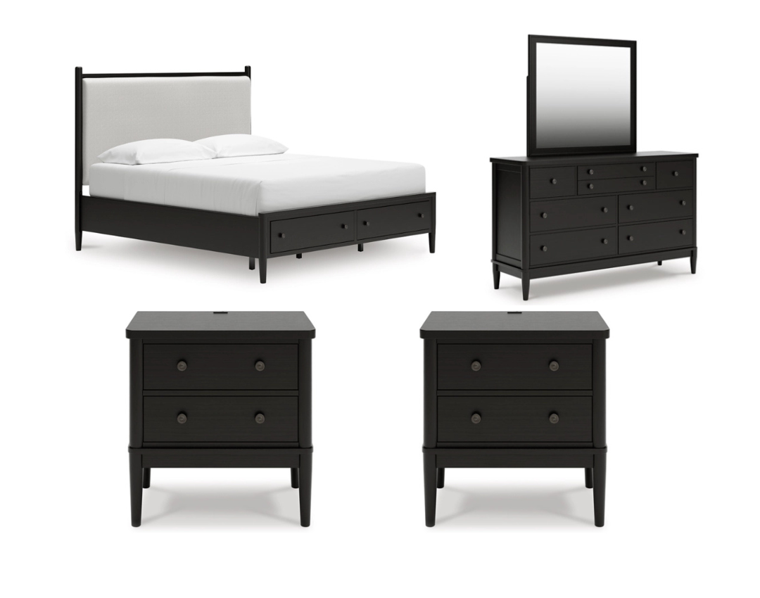 Portdown queen-sized bedroom furniture set
