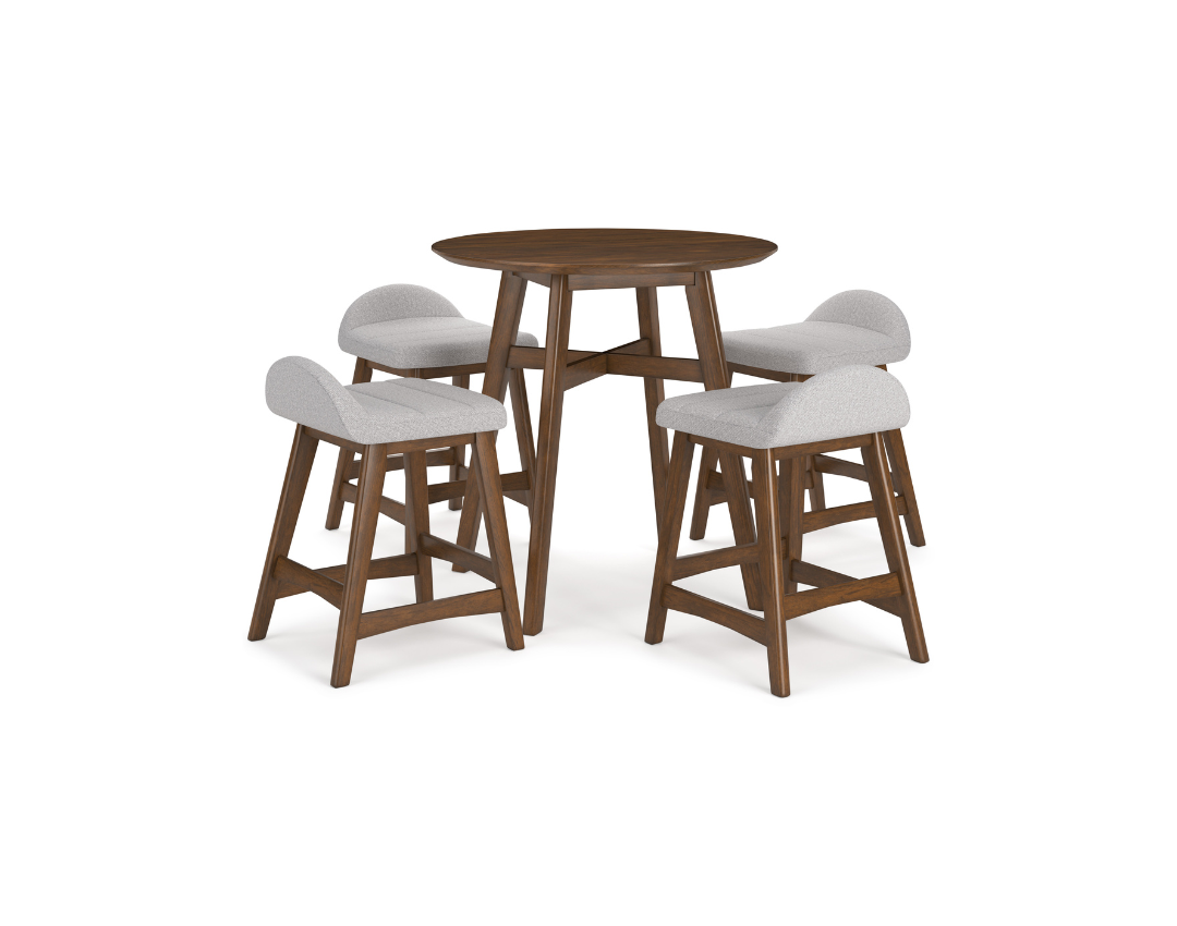 Lyncott Round DRM Counter Table Set