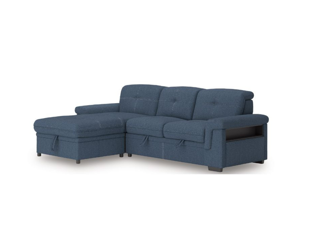 Ruffner 2-Piece Sectional with Pop Up Sleeper and Chaise