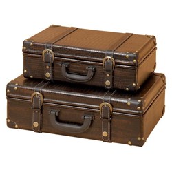 Picture of Set of 2 vintage suitcases