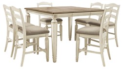 Picture of Realyn Counter Height Extendable Dining Table Set