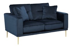 Picture of Navy Blue Loveseat Macleary