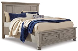 Picture of Queen size panel bed Lettner