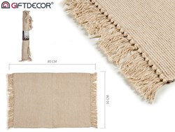 Picture of Beige Natural Cotton Rug 50x80