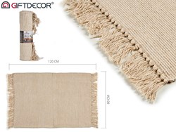 Picture of Natural cotton carpet 80x120